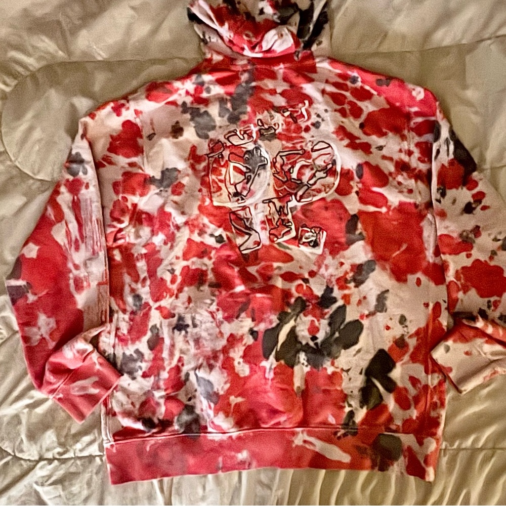 Nike Men's Sportswear Club Bold Dye ”JUST DO IT” Pullover Hoodie Size X-Large.. - Picture 11 of 12